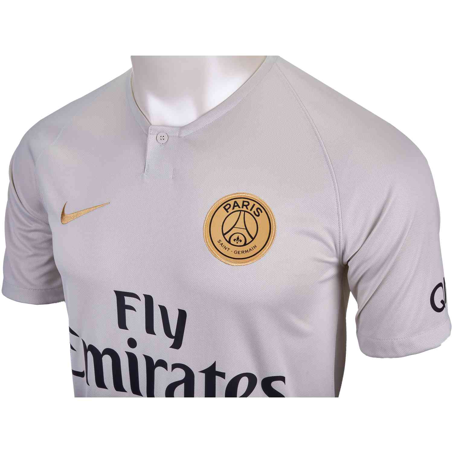 psg white and gold jersey