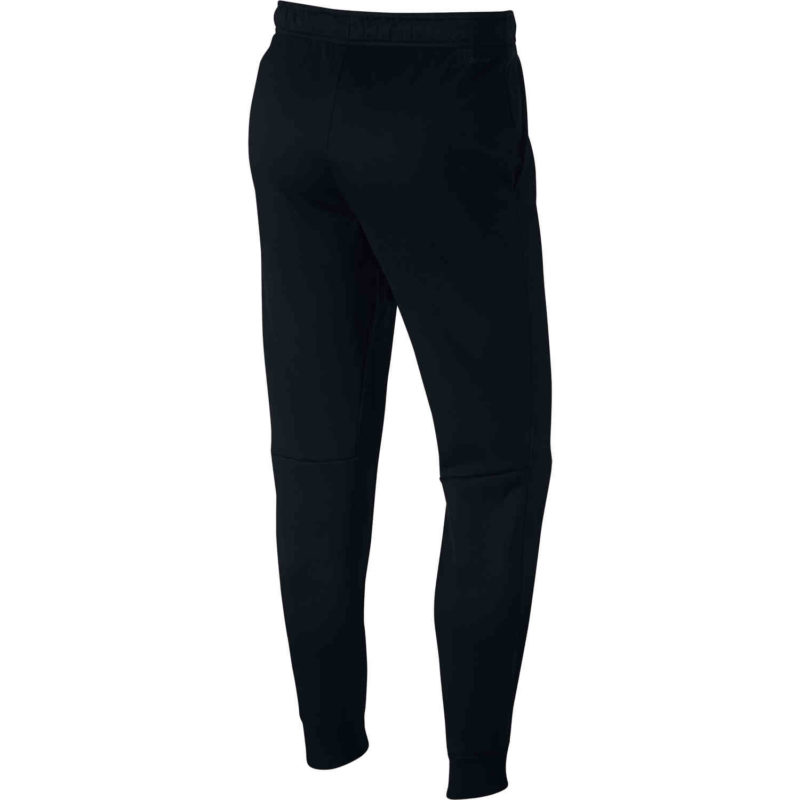 nike training therma tapered joggers in black