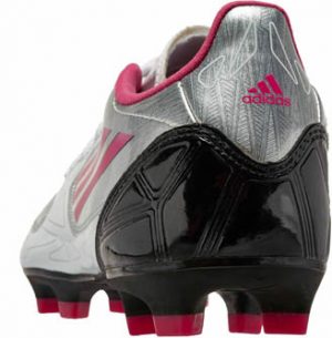 adidas Womens F10 TRX Silver with Pink and Black - Soccer