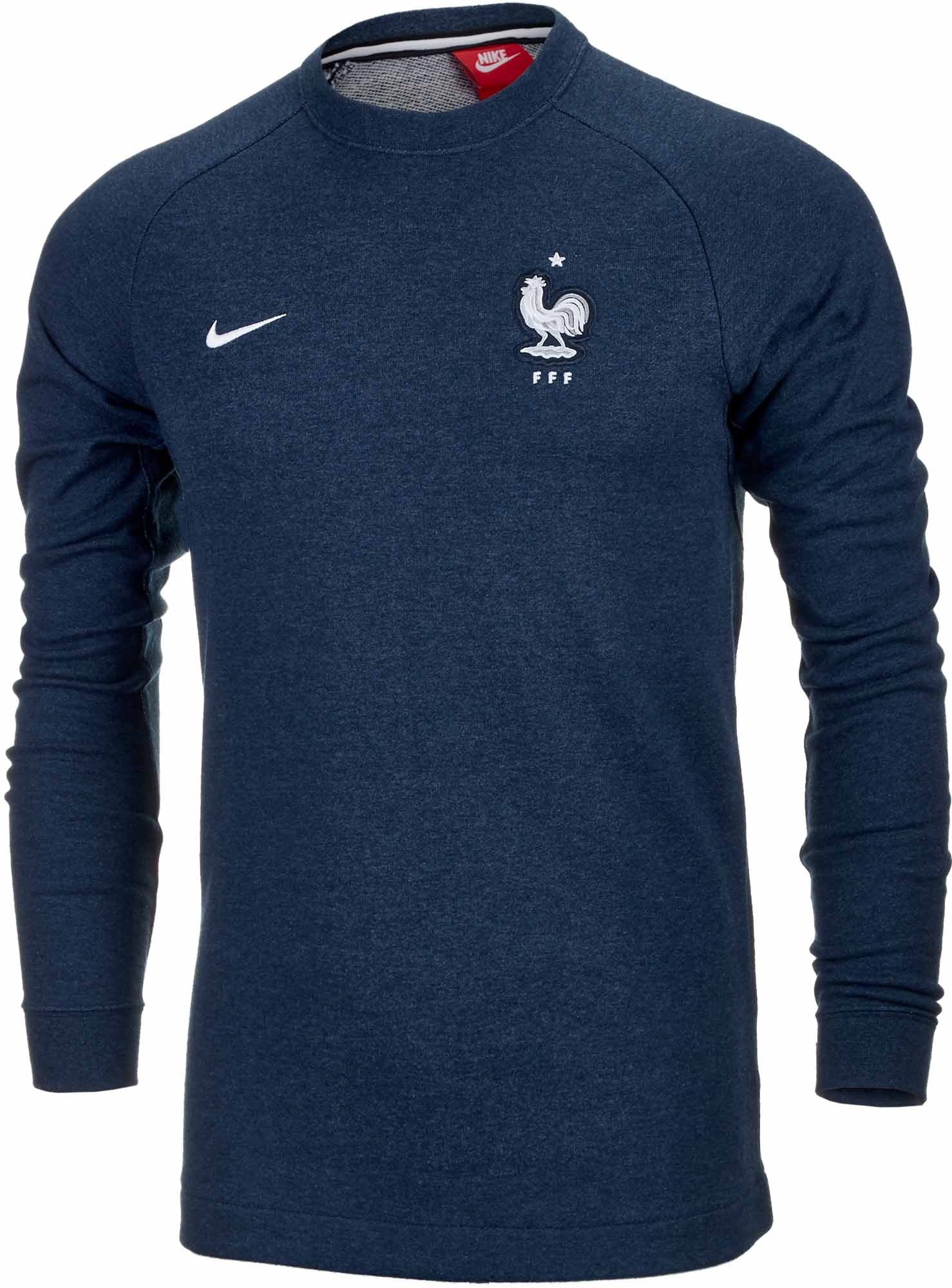visión latín activación Nike France Modern Crew FT Sweatshirt 2018-19 - Soccer Master