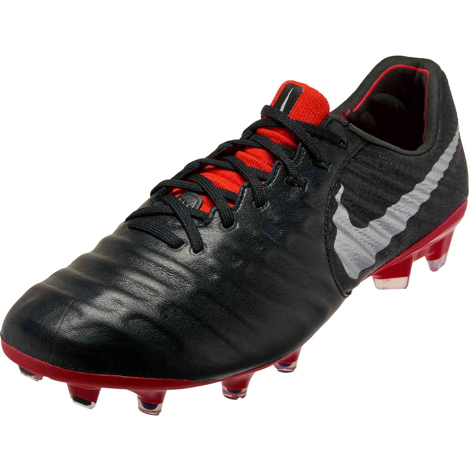  Nike Tiempo Legend  7 Elite FG Black Metallic Silver 