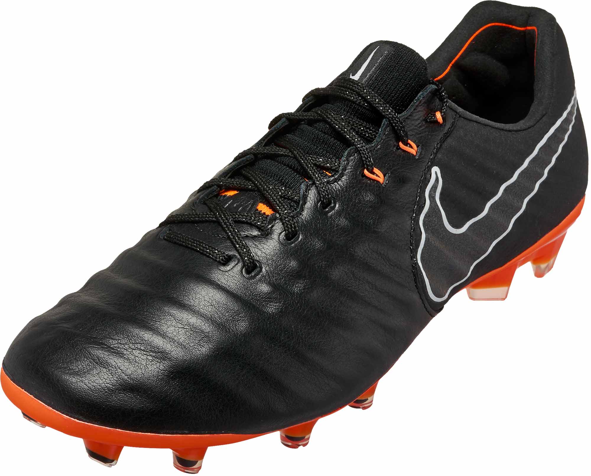  Nike Tiempo Legend  7 Elite FG Black Total Orange 