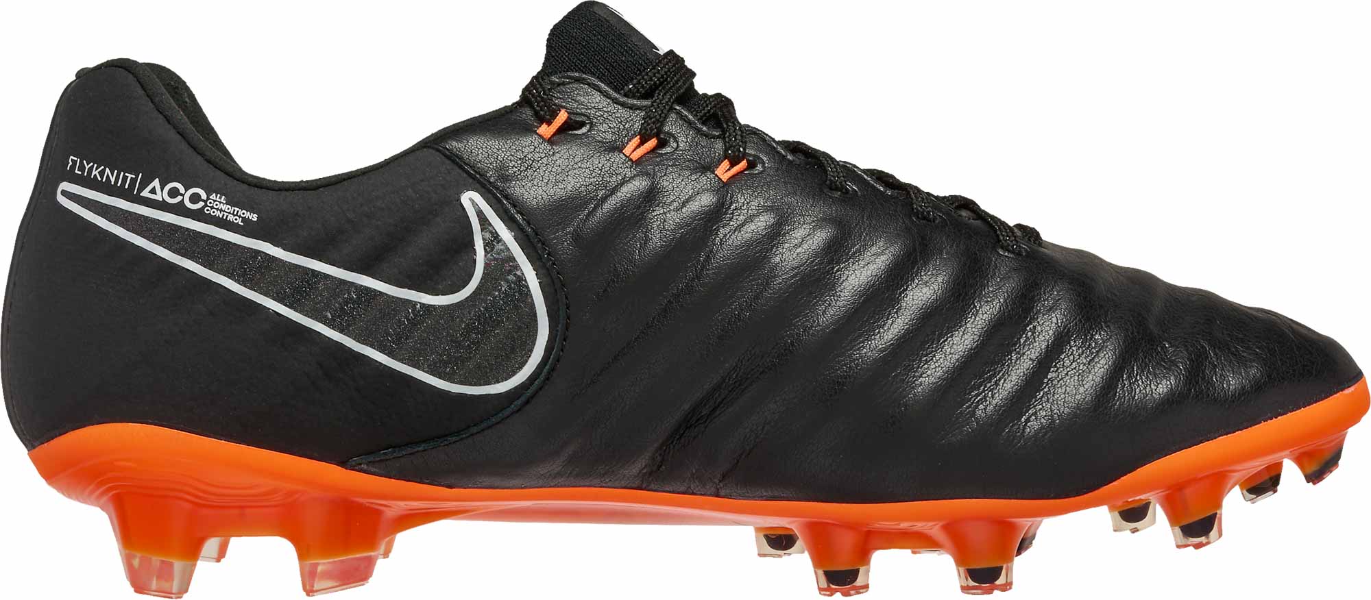 pengeoverførsel mineral krans Nike Tiempo Legend 7 Elite FG - Black & Total Orange - Soccer Master