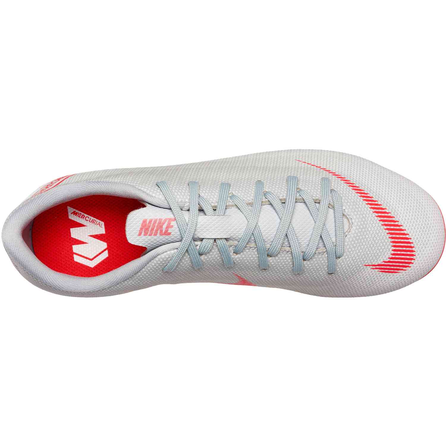 Nike Mercurial 12 Academy - - Wolf Grey/Light Crimson/Pure Platinum - Soccer