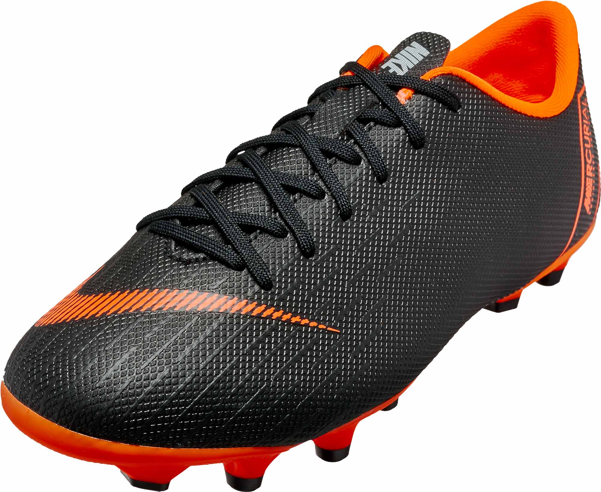 nike black and orange soccer cleats