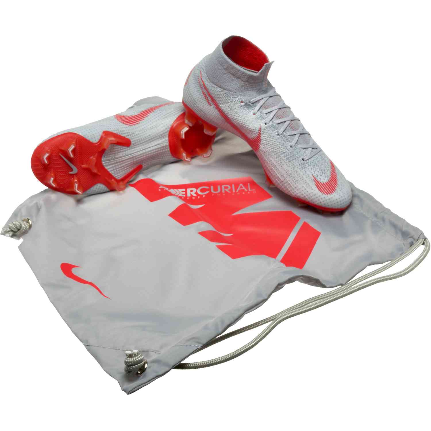 nike mercurial superfly 6 elite fg wolf grey light crimson