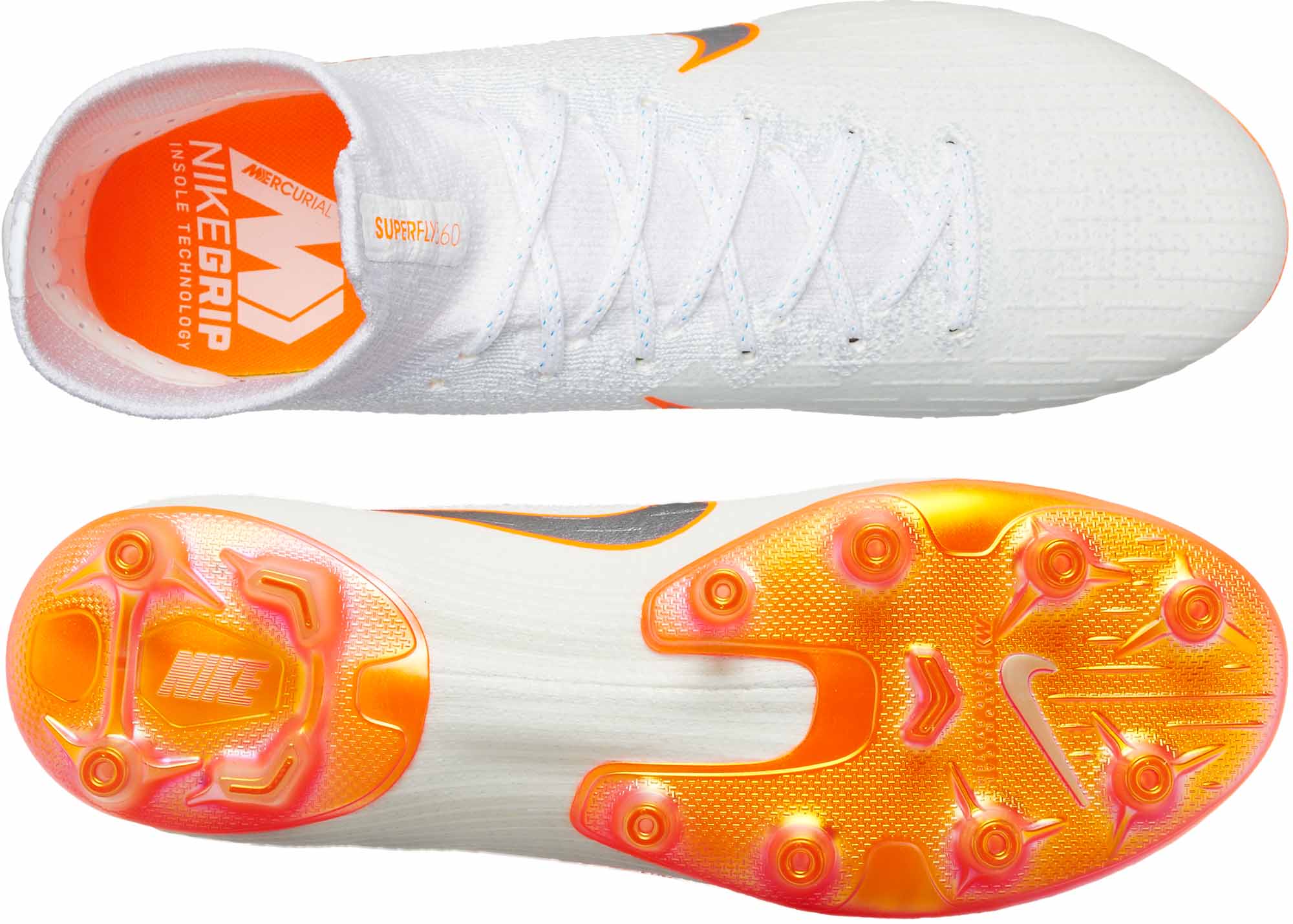 Mentalidad gritar Oficiales Nike Mercurial Superfly 6 Elite AG - Pro - White & Metallic Cool Grey -  Soccer Master