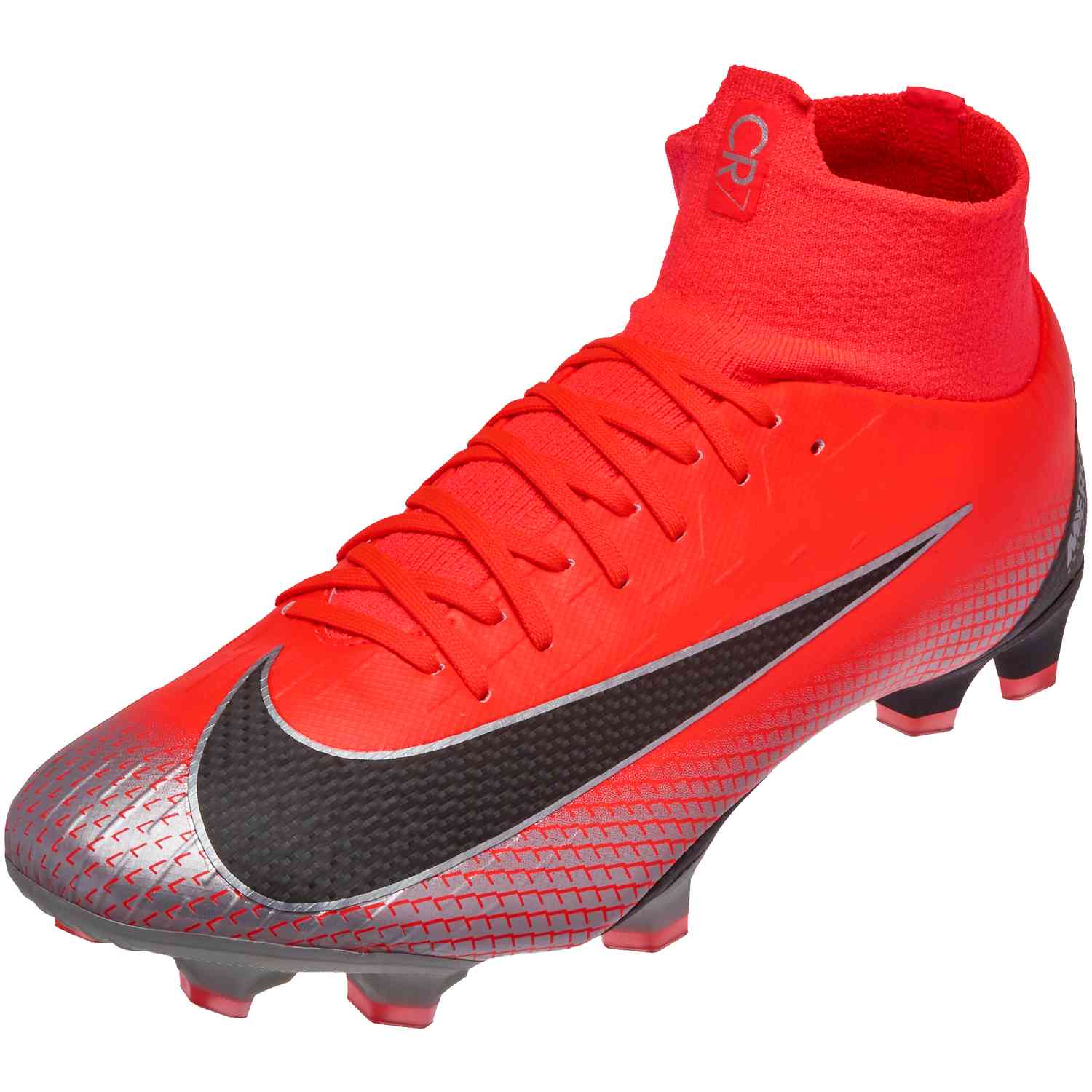 Nike Mercurial 6 FG - CR7 - Bright Crimson/Black/Chrome/Dark Soccer Master