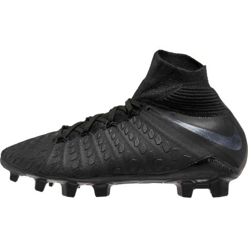 Zijn bekend Maar Afkorten Nike Hypervenom Phantom 3 Elite DF FG - Youth - Black/Black - Soccer Master