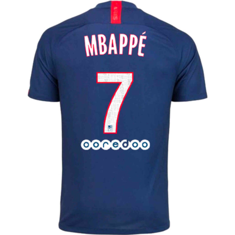 2019/20 Kylian Mbappe PSG Home Jersey  Soccer Master