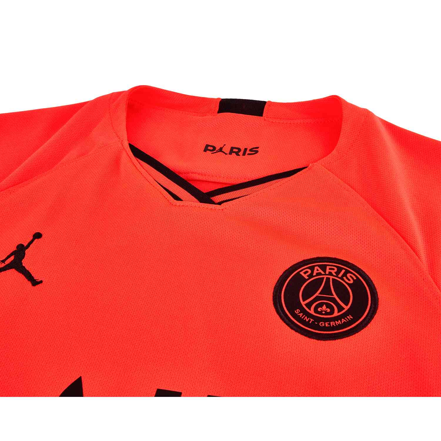 Red jordan psg jersey outlet
