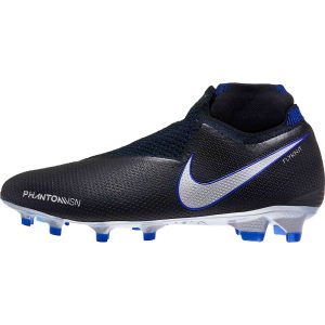 Nike Phantom Vision Elite FG Black Metallic Silver Racer Blue