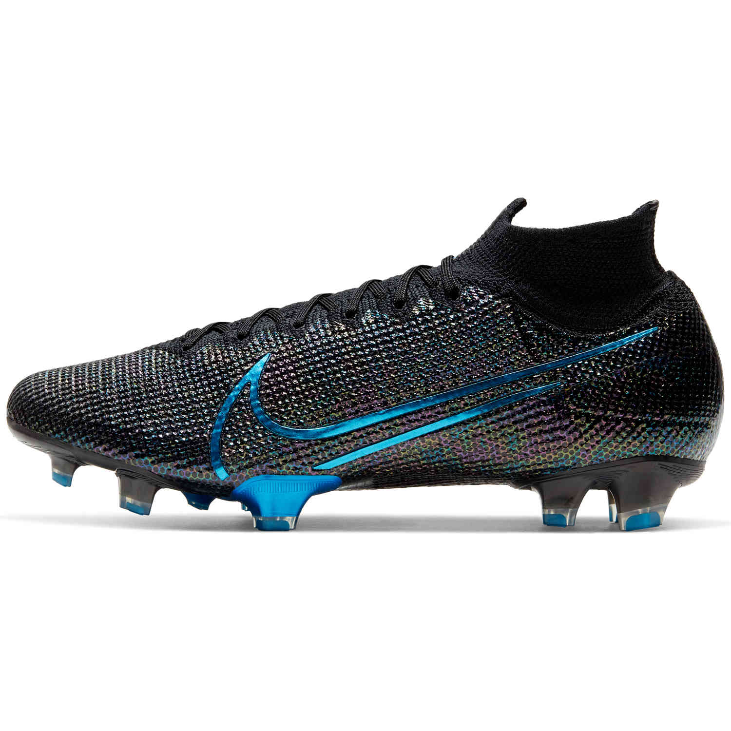 Mens Nike Mercurial Superfly 7 Elite FG Black Laser Blue