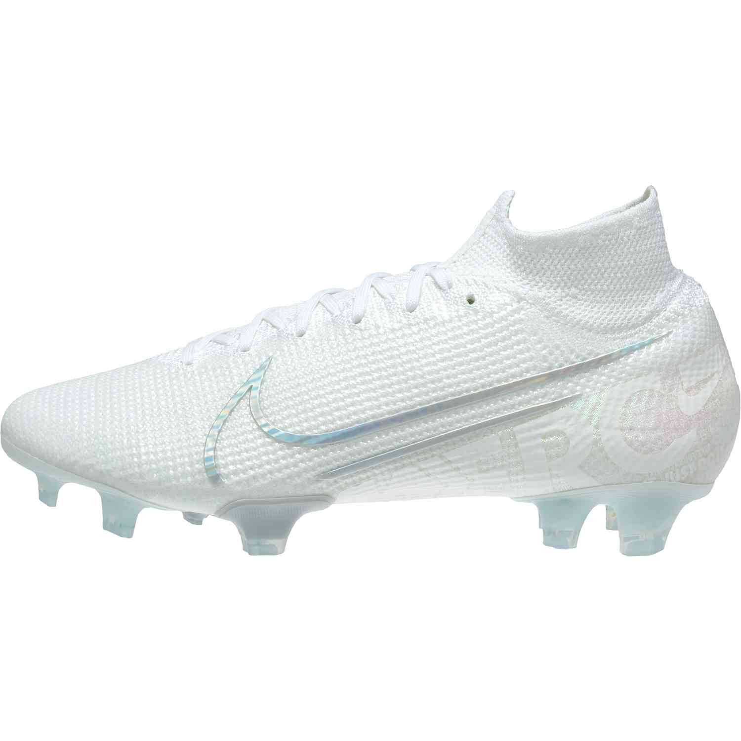 white nike soccer cleats superfly
