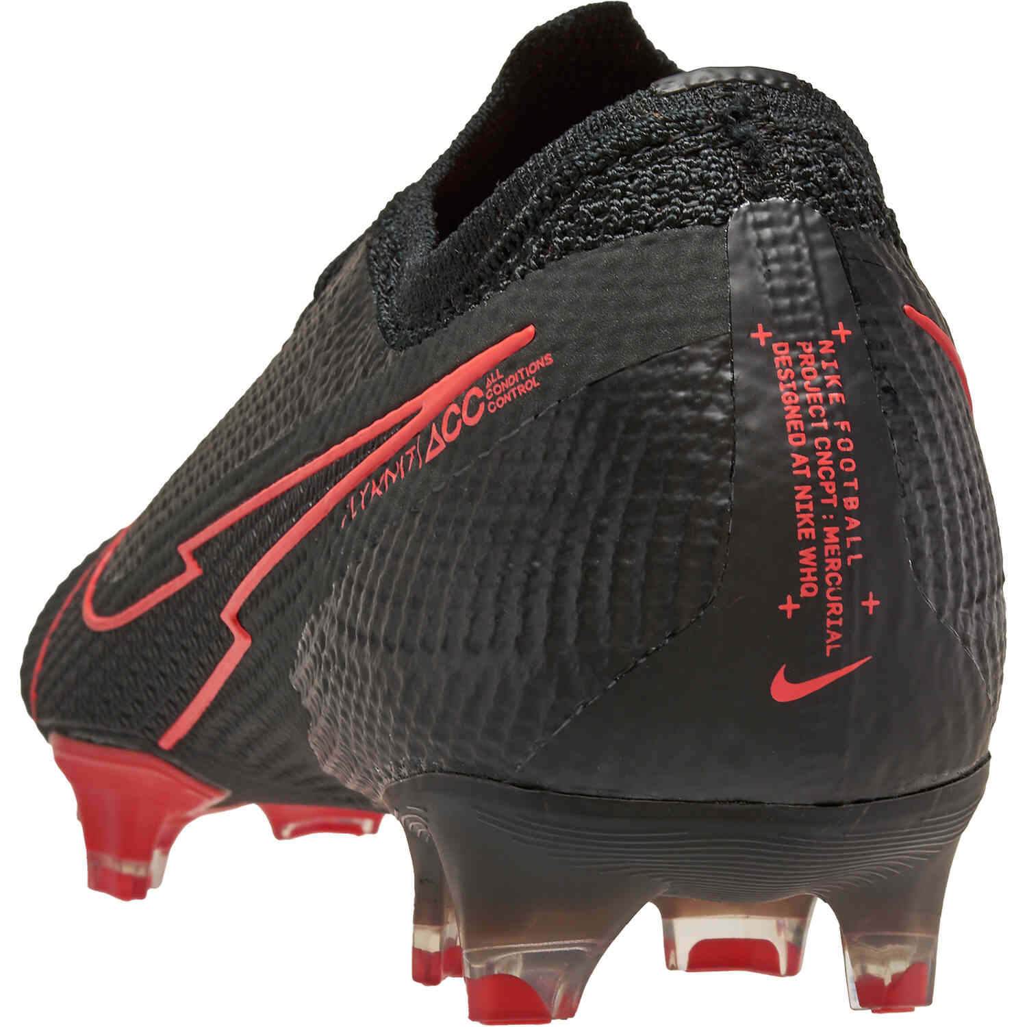 Nike Mercurial Vapor 13 Elite FG Black x Chile Red Pack Soccer