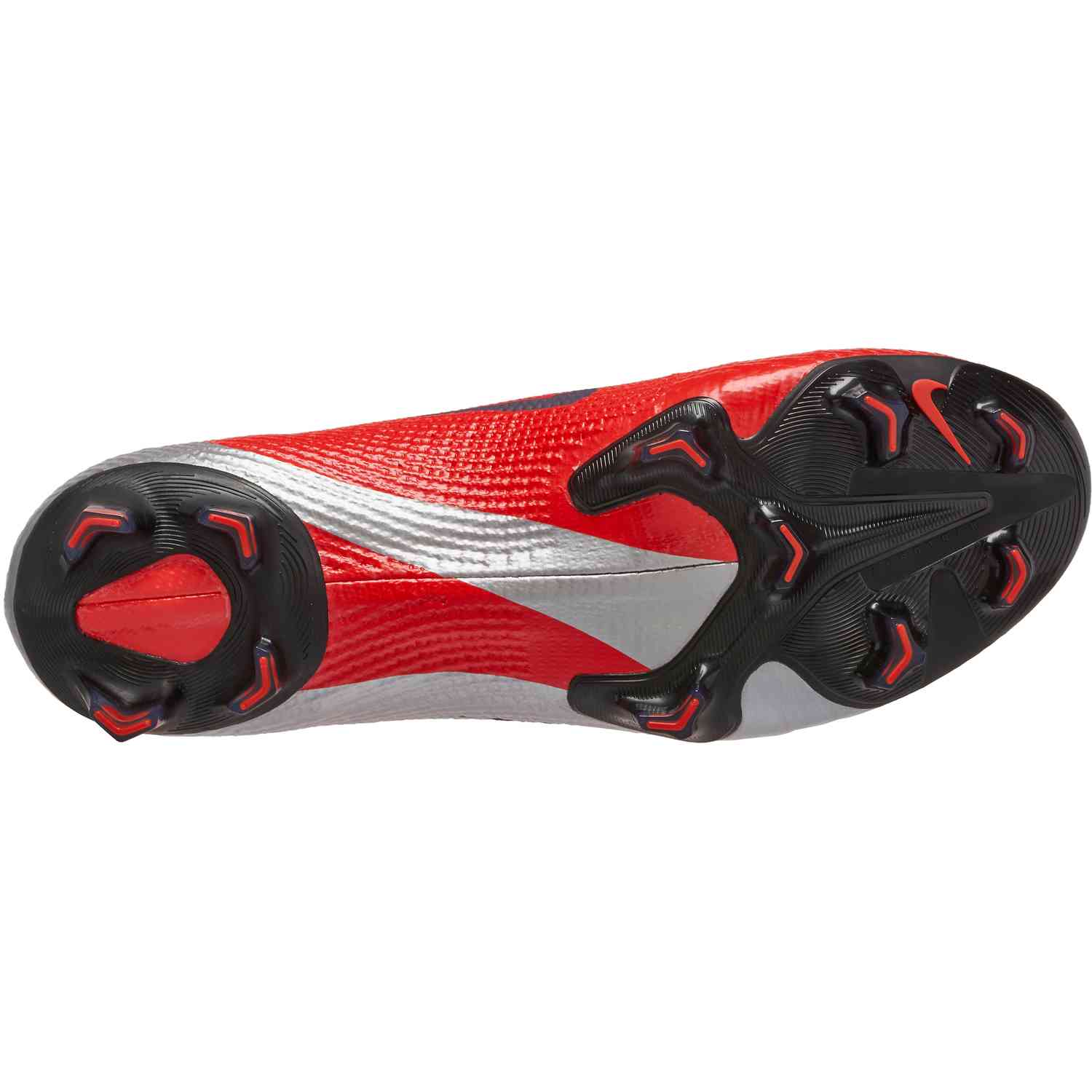 Mercurial vapor 13 elite fg top soccer cleat - max orange/abyss/metallic silver/black