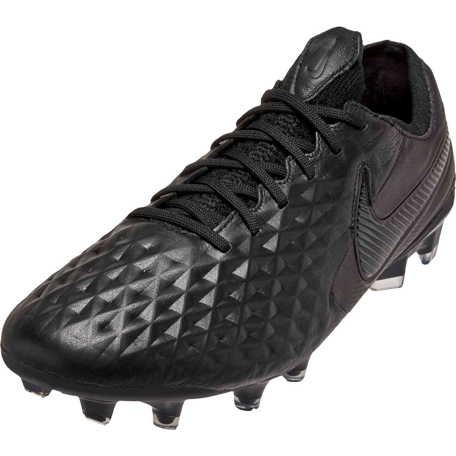 all black tiempo soccer cleats