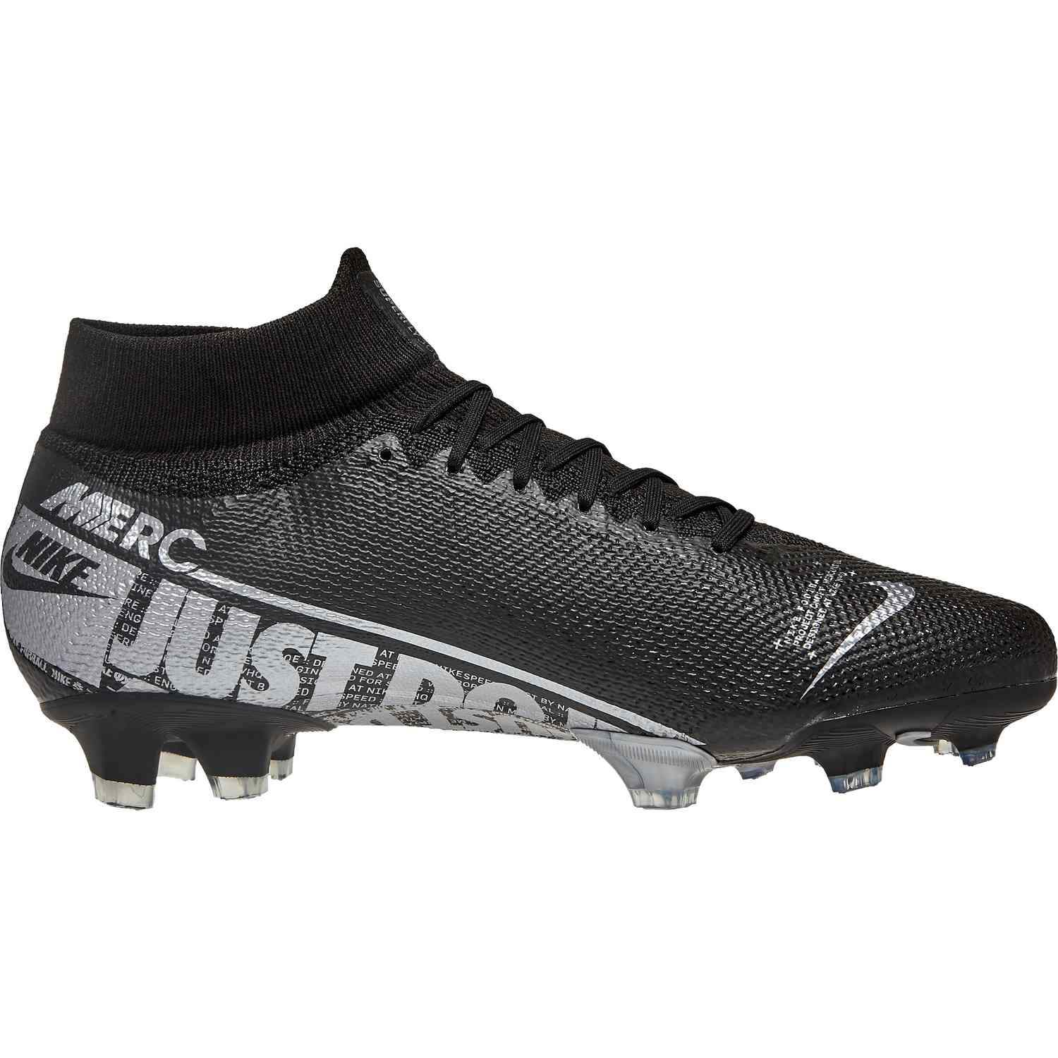 Nike mercurial superfly 7 pro fg black best sale