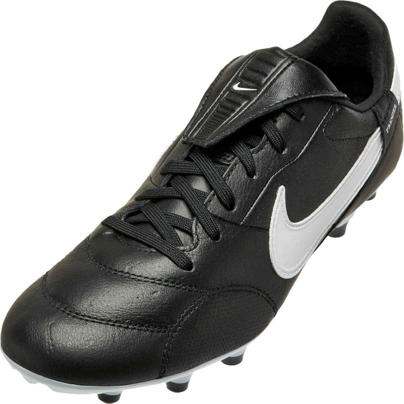 Nike Premier III FG Firm Ground Soccer Cleats - Black & White - Soccer ...