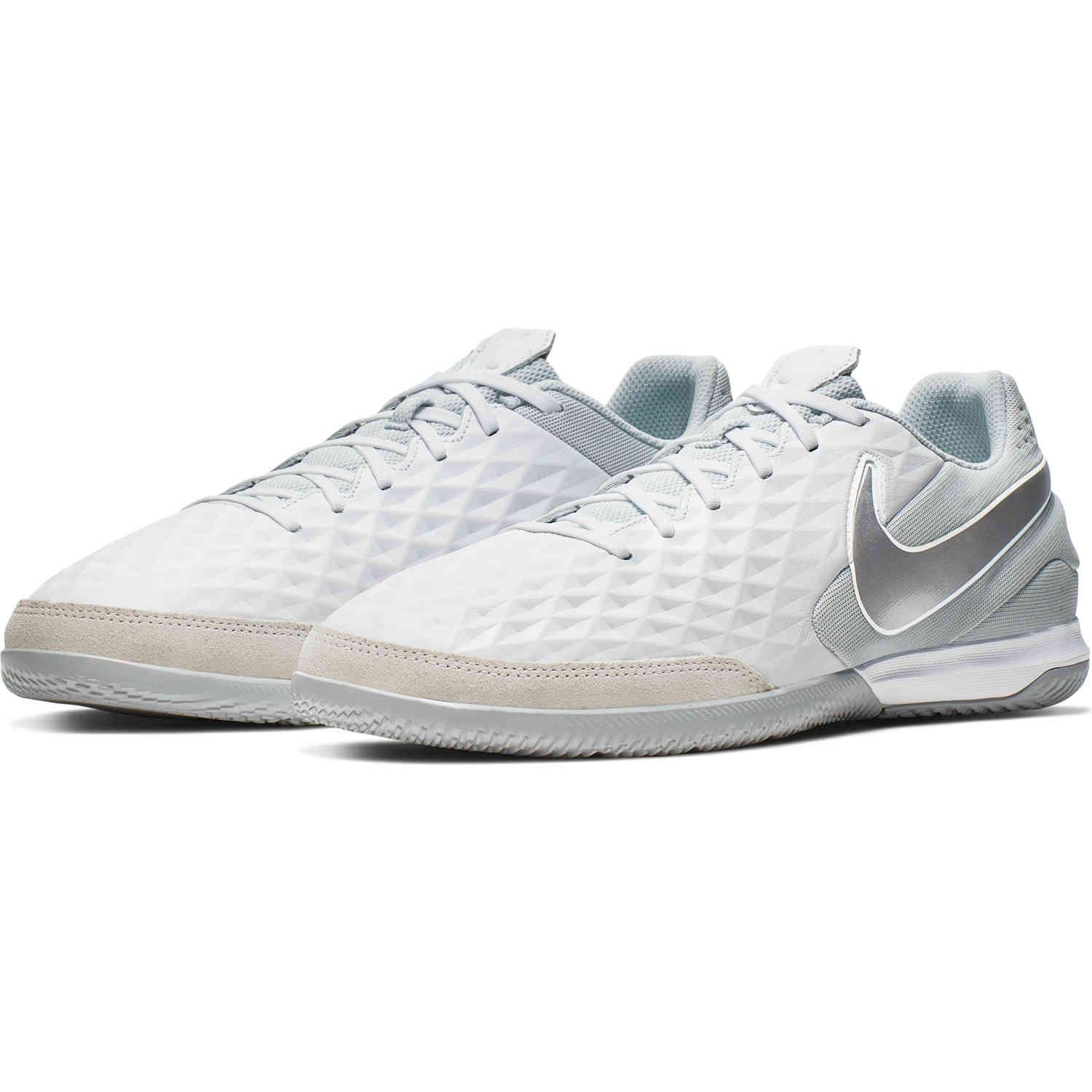 Nike Tiempo Legend 8 Academy IC White Chrome Soccer Master