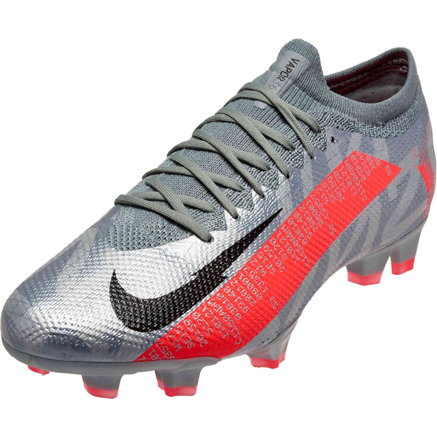 gray soccer cleats