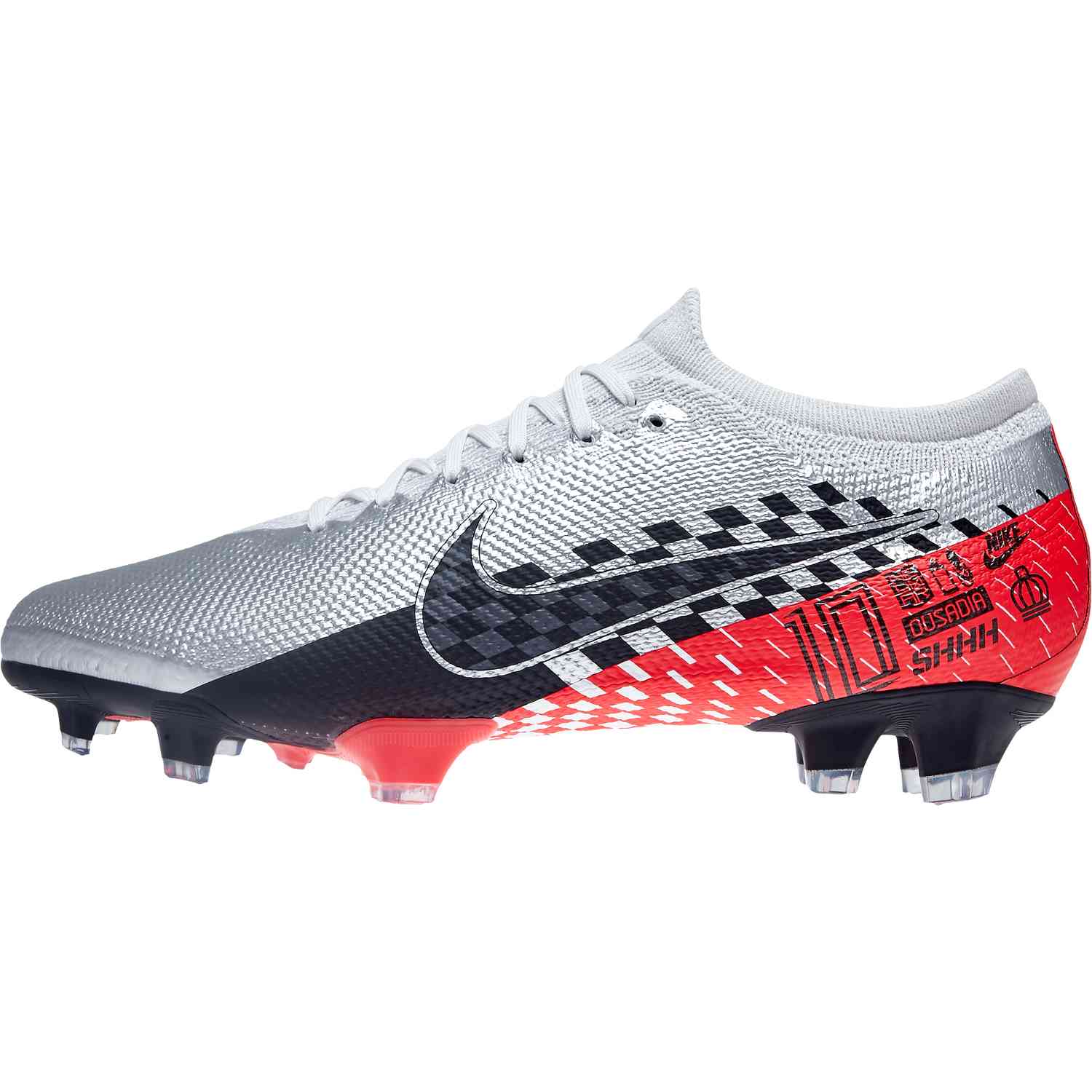 Nike Neymar Jr. Mercurial Vapor 13 Pro FG Chrome Red Orbit