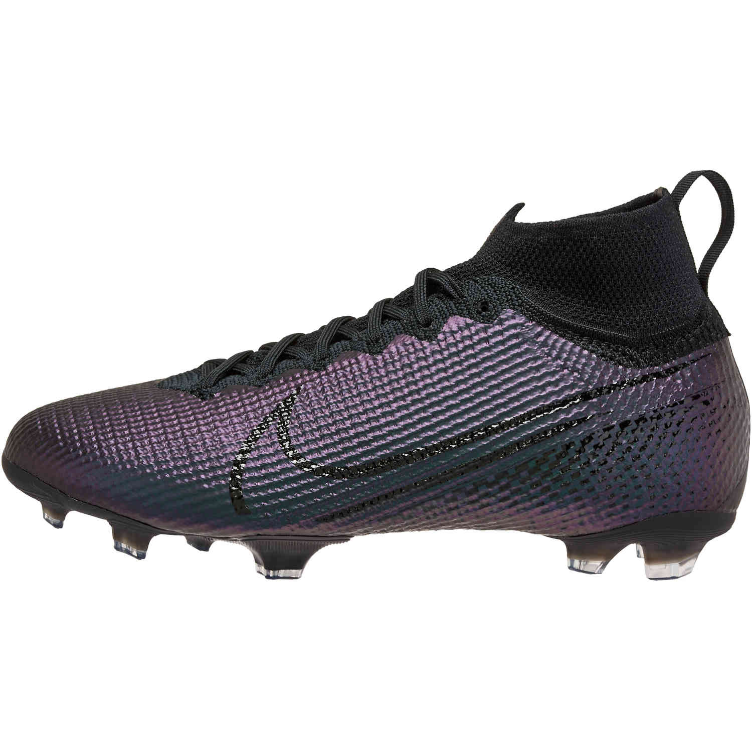 Kids Nike Mercurial Superfly 7 Elite FG Kinetic Black Soccer