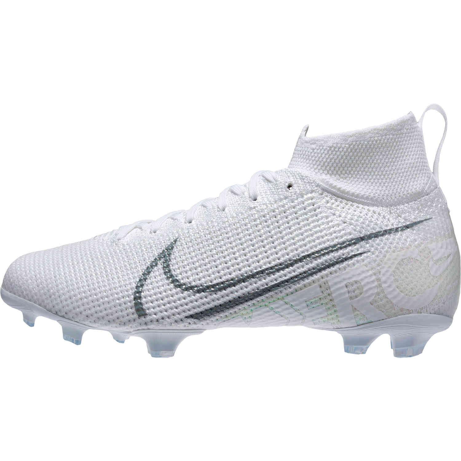 white mercurial cleats