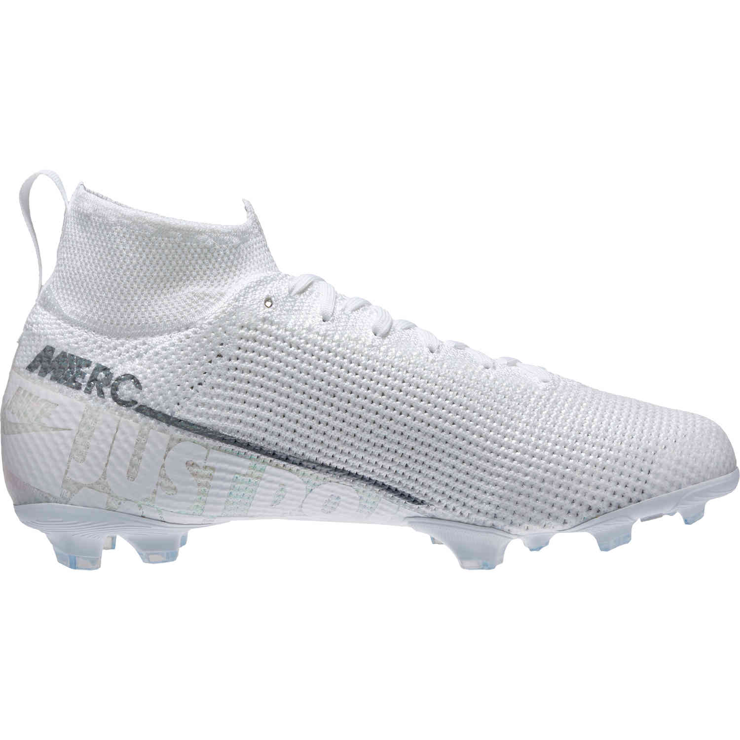 Junior mercurial superfly 7 elite deals fg soccer cleat - white/white