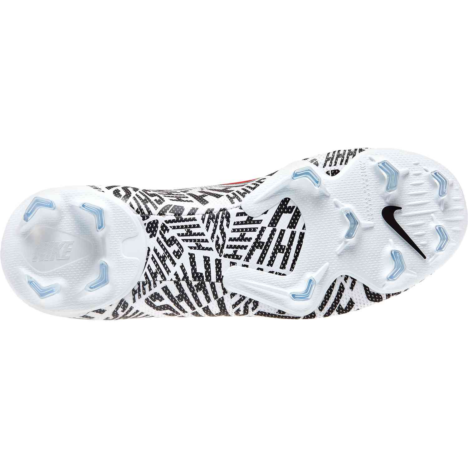 Kids Nike Neymar Mercurial Vapor 12 Elite FG White Soccer Master
