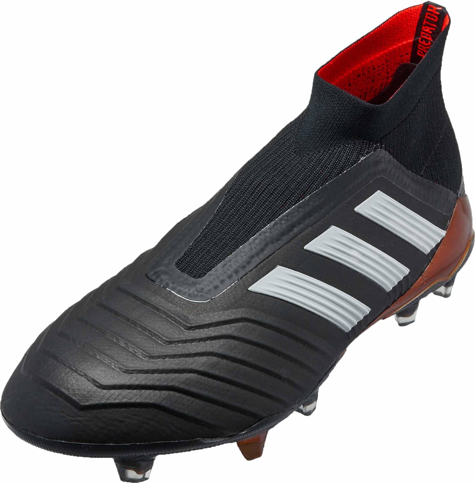 adidas Predator 18 FG Black Solar Red Soccer Master
