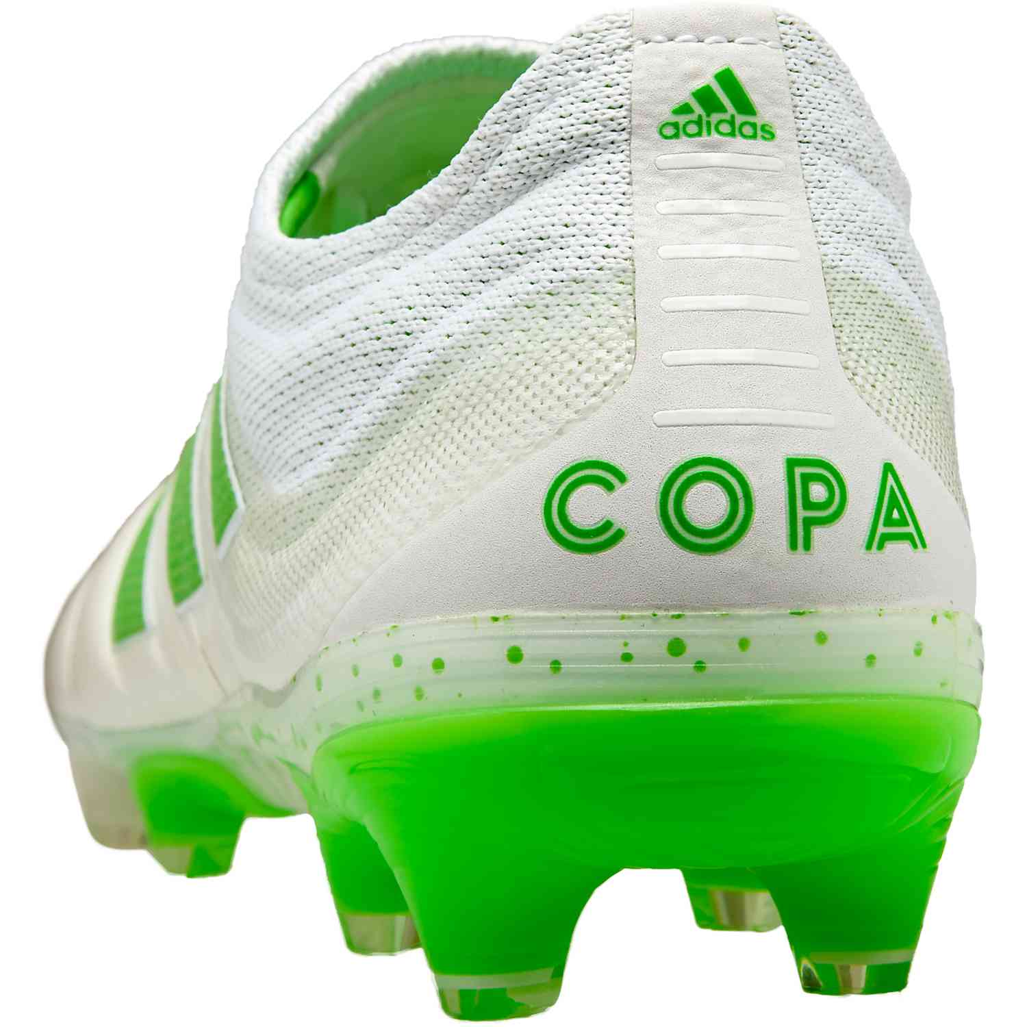 adidas copa 19.1 white green