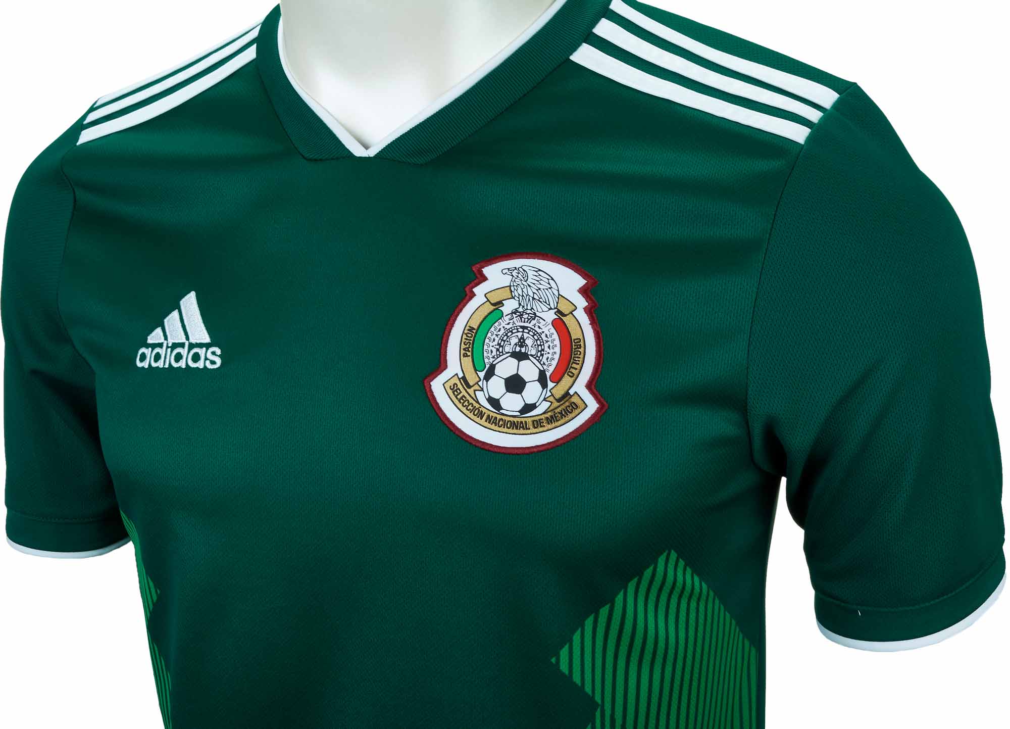 Kids 2018/19 adidas Mexico Home Jersey Soccer Master