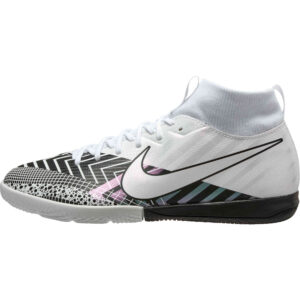 Kids Nike Mercurial Superfly 7 Academy IC White Black Soccer