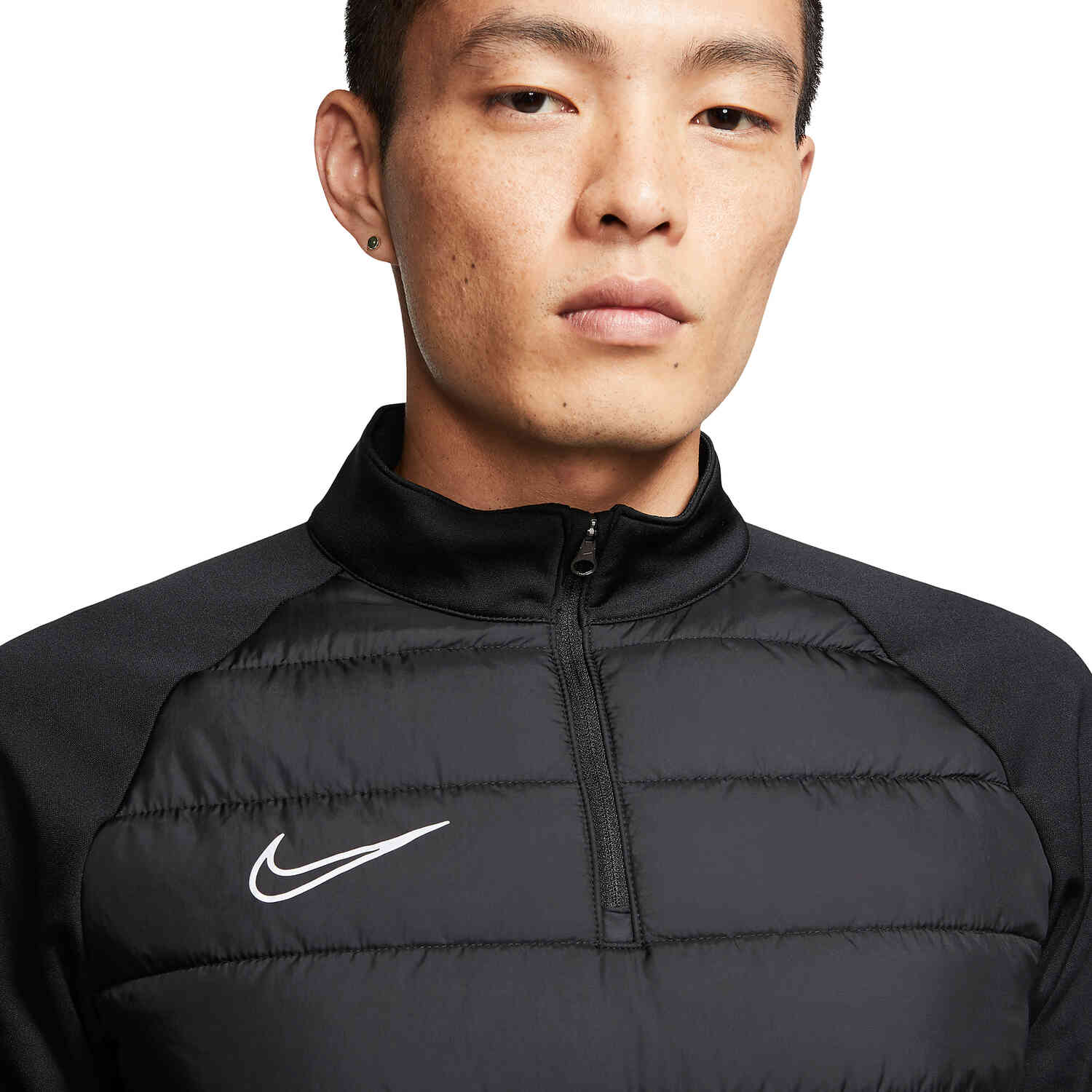 Nike Training Shirt Padded Academy Drill Black/Reflect Silver ...