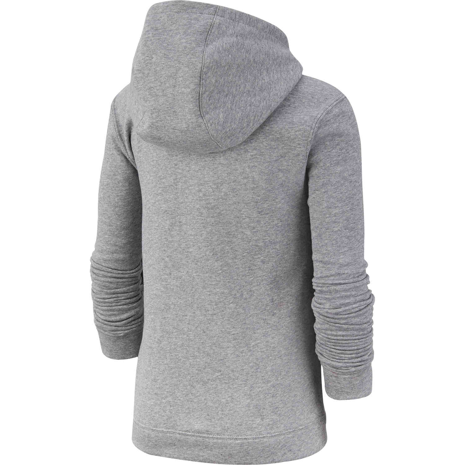 Kids Nike Sportswear Pullover Fleece Hoodie - Dark Grey Heather/Black ...