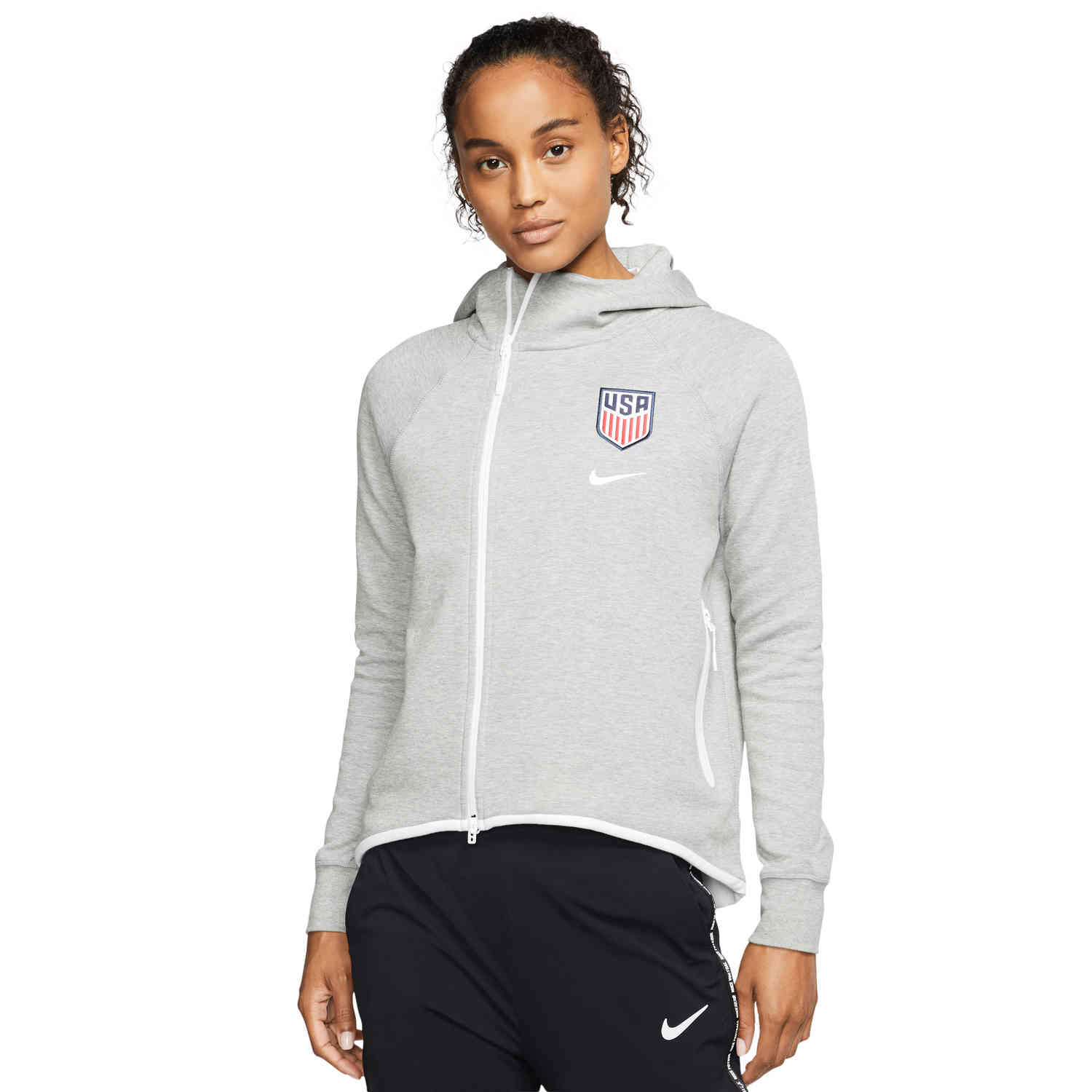 metriek Parasiet Madison Women's Nike USWNT Tech Fleece Hoodie - Dark Grey Heather - Soccer Master
