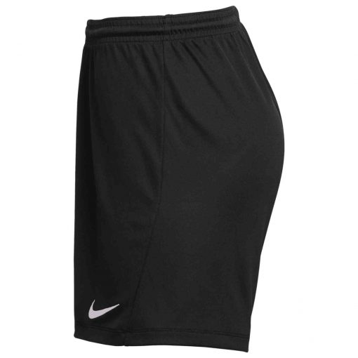 Womens Nike Park 3 Shorts - Black/White - Image 3