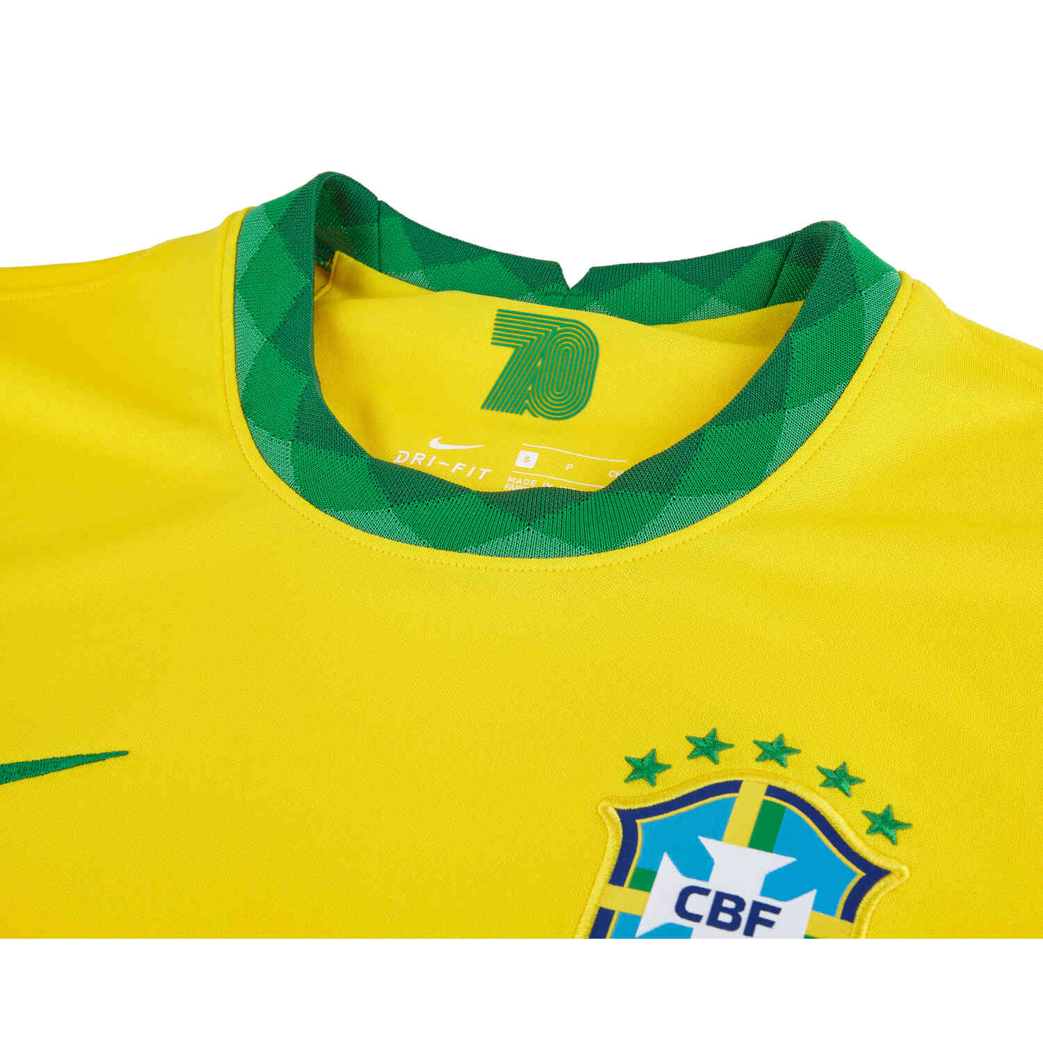 Nike Brasil 2020 Stadium Home Men's Soccer Jersey