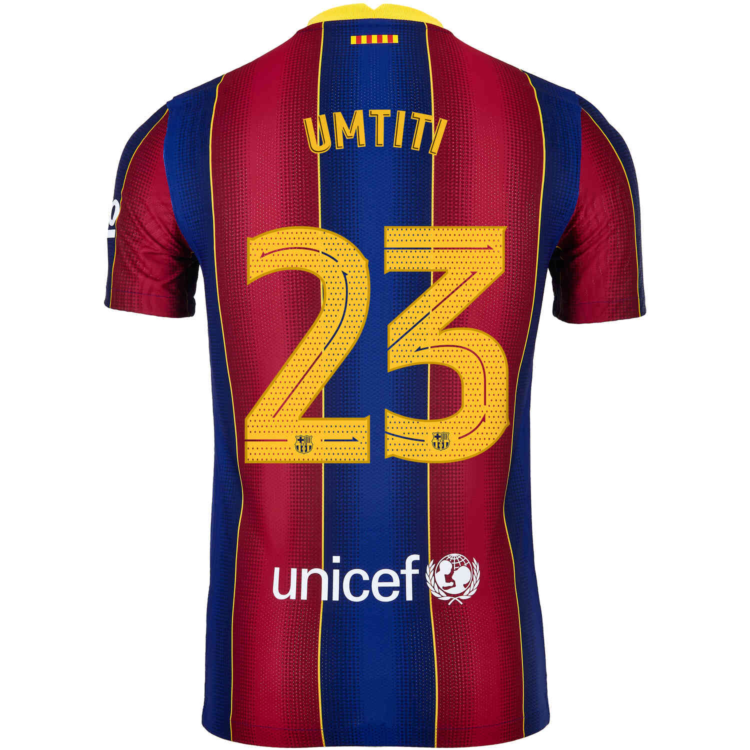 2020 21 Samuel Umtiti Barcelona Home Match Jersey Soccer Master