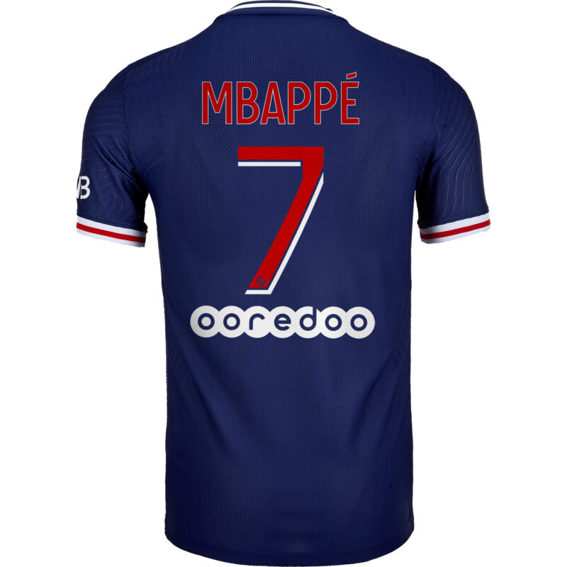 2020/21 Kylian Mbappe PSG Home Match Jersey Soccer Master