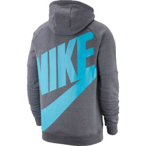 Nike Tottenham Pullover Fleece Hoodie Flint Grey Dark Grey