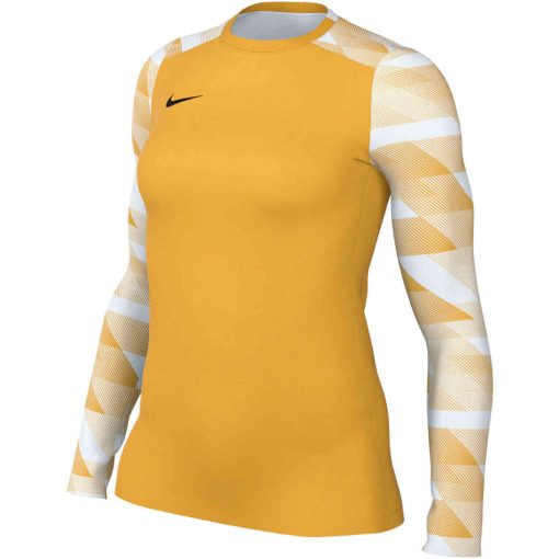 Womens Nike Park Goalkeeper Jersey - University Gold & White with Black