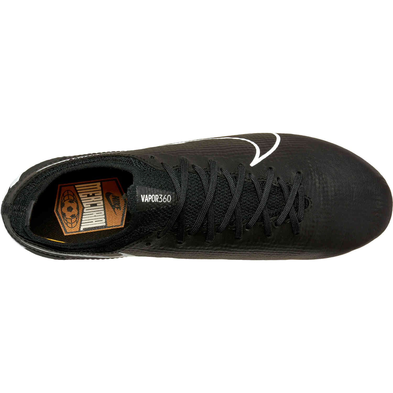 Nike Tech Craft Mercurial Vapor FG - Black & White with Gold Metallic Gold - Soccer Master