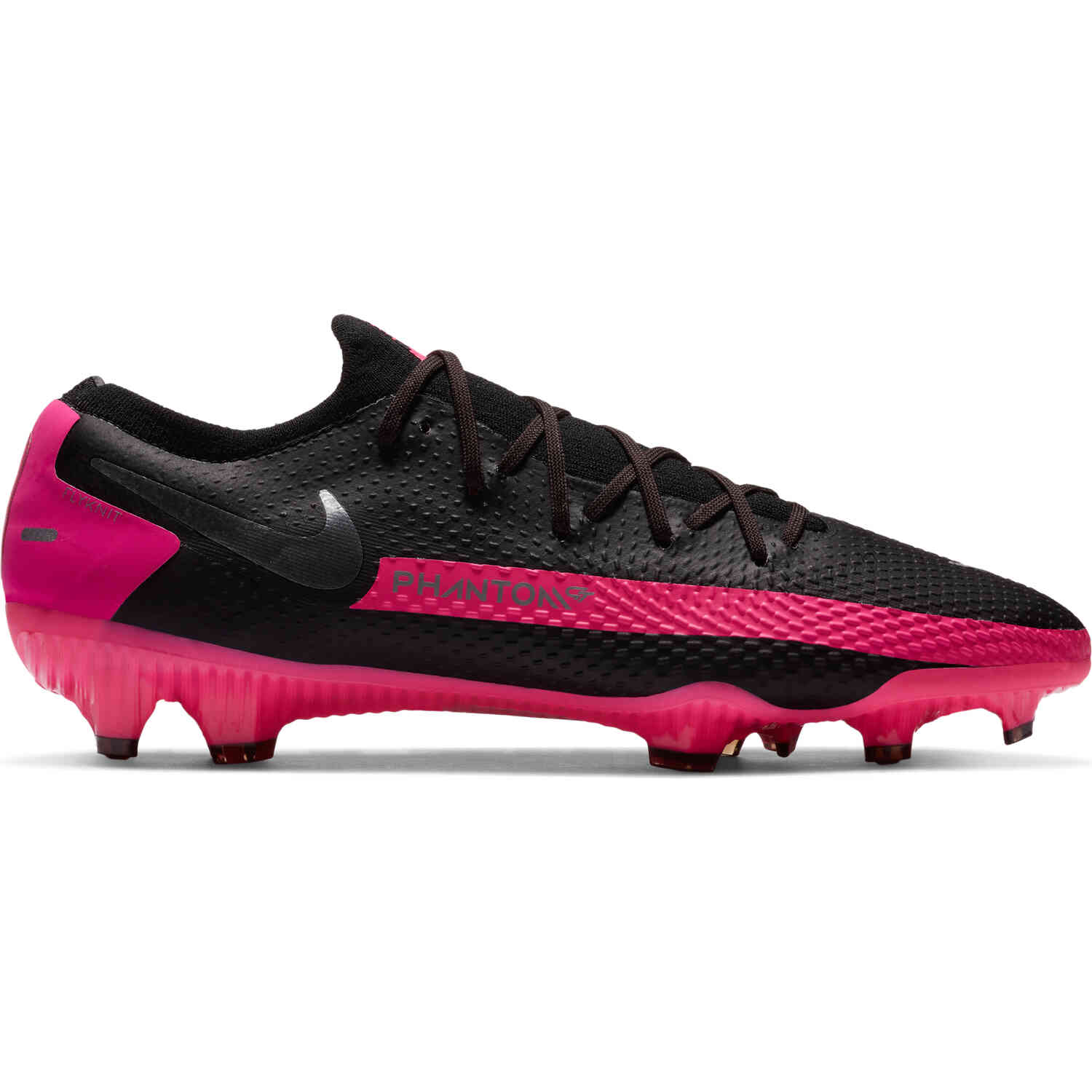 Nike Phantom GT Pro FG Black Metallic Silver with Pink Blast