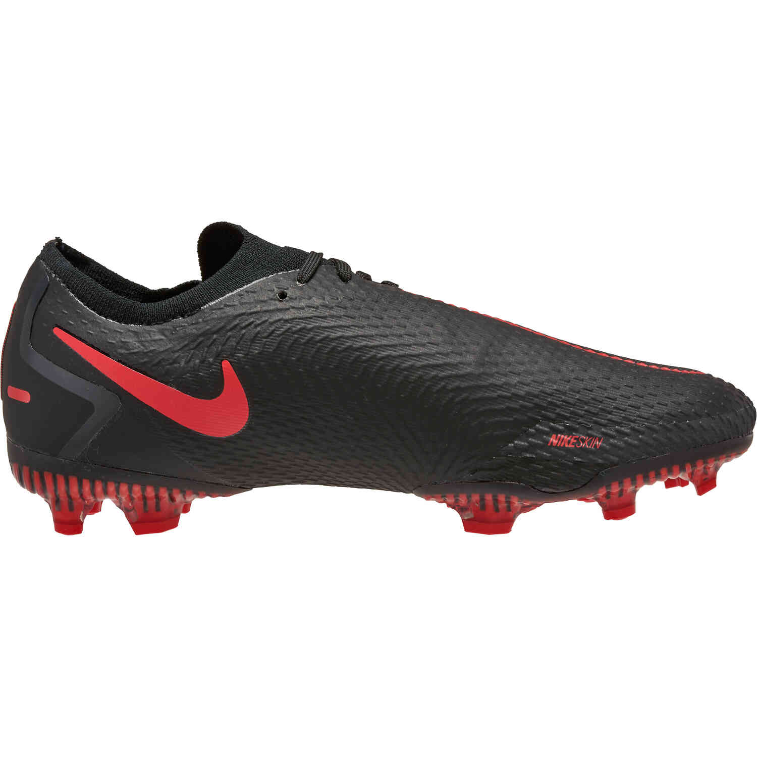 Kids Nike Phantom GT Elite FG - Black x Chile Red - Soccer Master