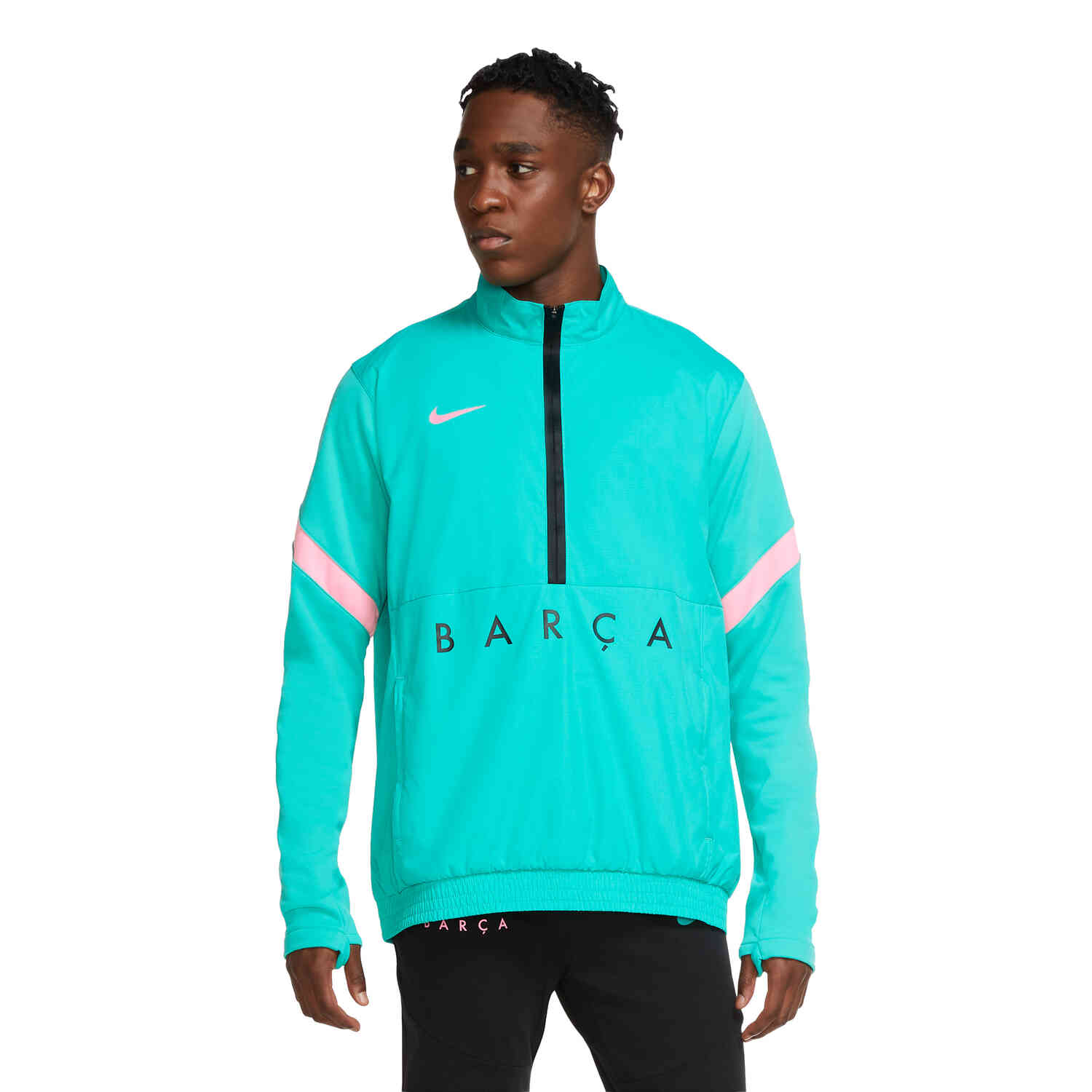 Pink nike cheap jacket mens