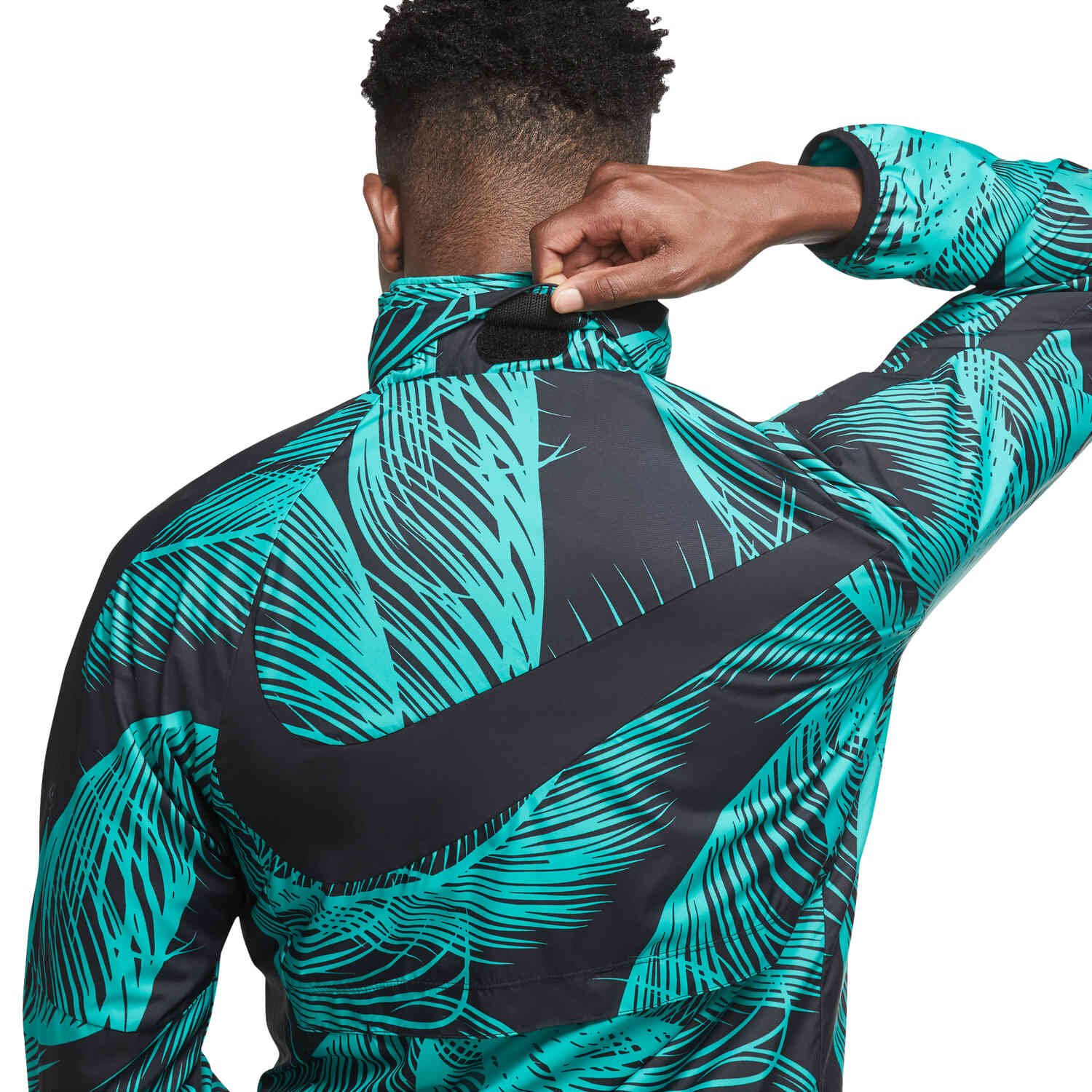 Nike Barcelona AWF LTE Jacket New Green Black Pink Beam