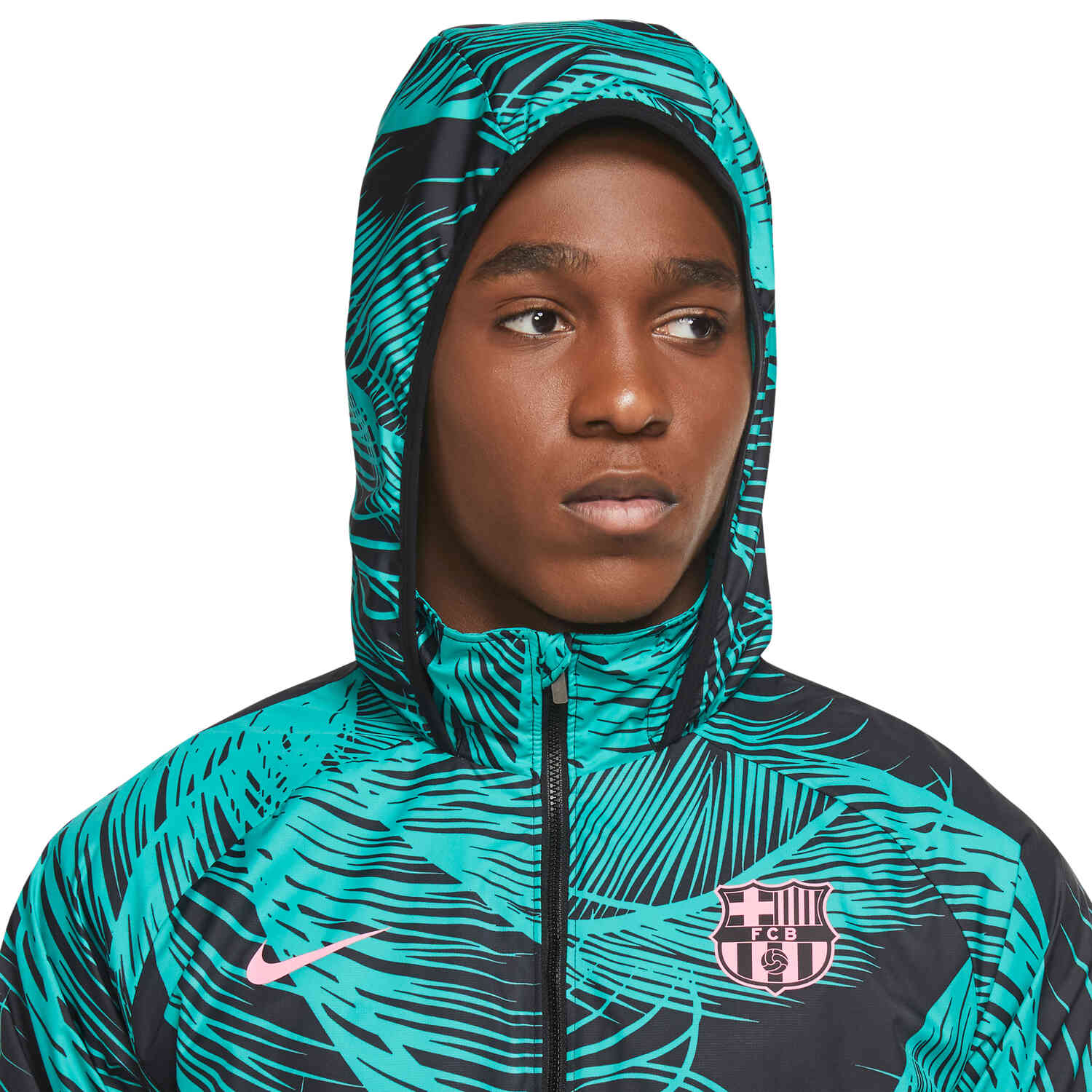 Nike Barcelona AWF LTE Jacket - New Green, Black & Pink Beam - Soccer Master