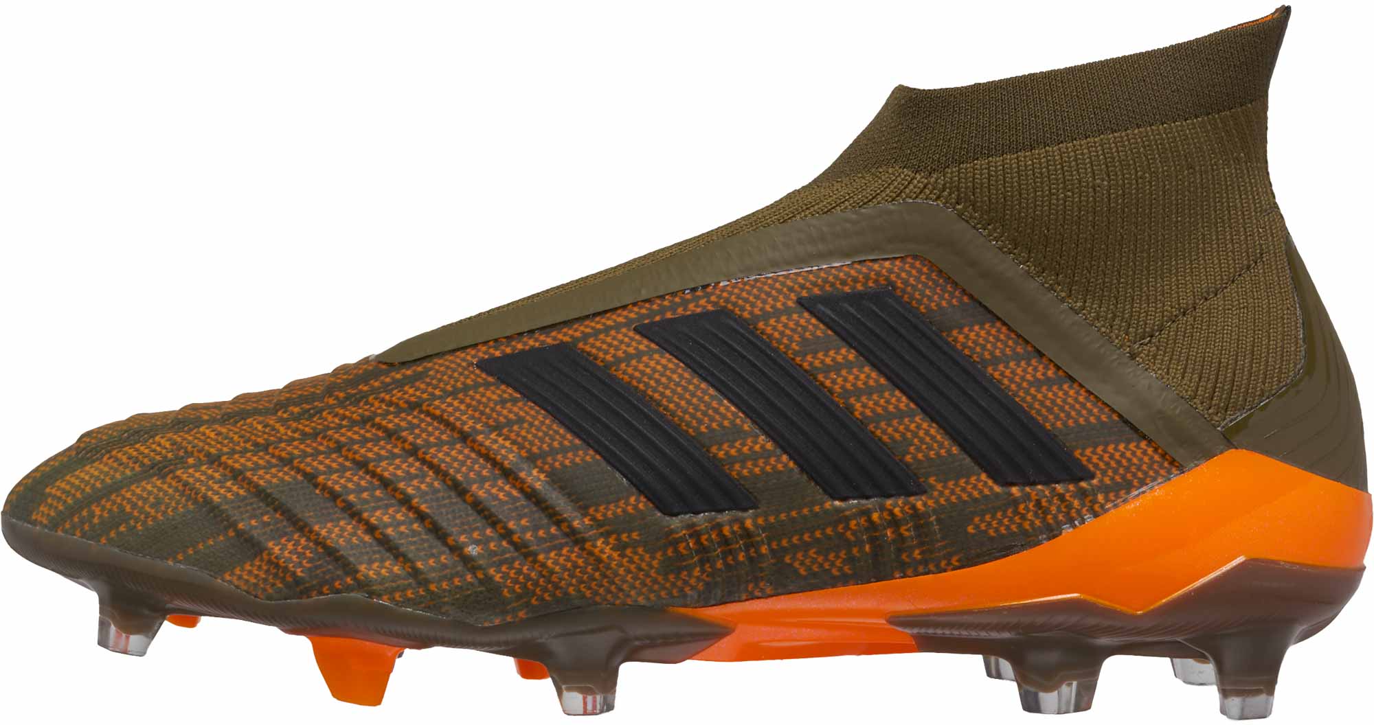 klud Evolve perle adidas Predator 18+ FG - Trace Olive & Burnt Orange - Soccer Master
